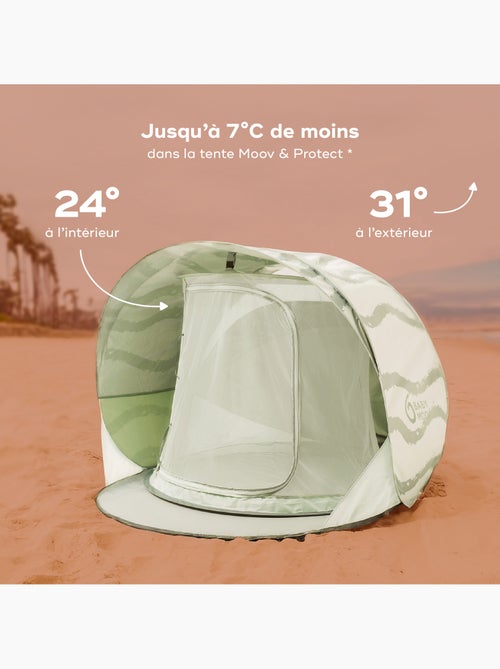 Tente anti UV UPF 50+ rafraichissante bébé plage Moov&Protect - Kiabi