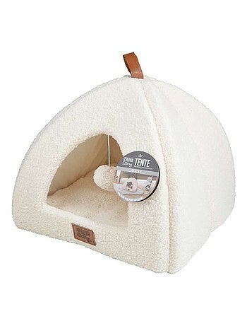 Tente Bandit en laine bouclée pour chat et chien