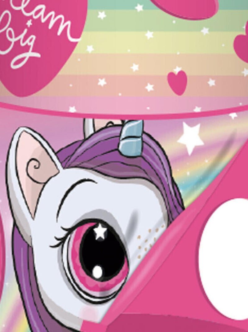 Tente de Jeu - Licorne -Dream Big- Rose - Kiabi