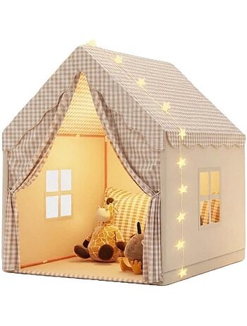 Tente de jeu enfants beige