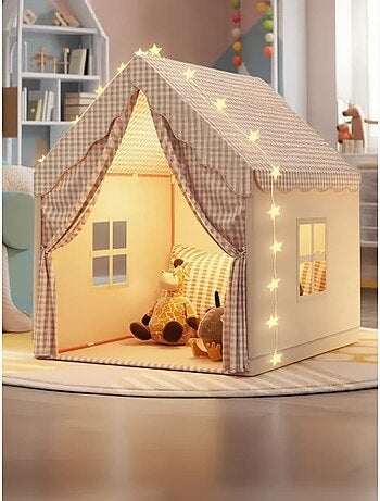 Tente de jeu enfants beige