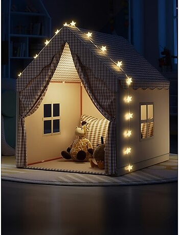 Tente de jeu enfants beige