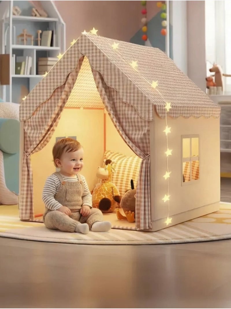 Tente de jeu enfants beige Beige - Kiabi
