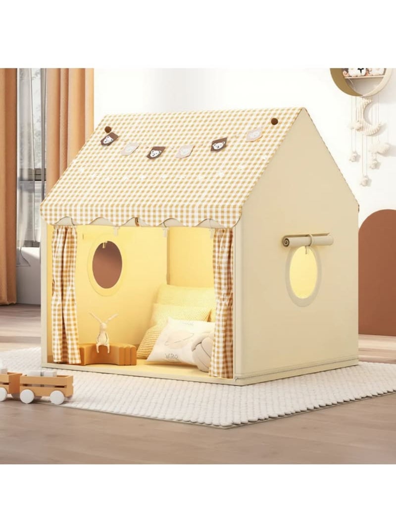 Tente de jeu enfants grande ouverture Beige - Kiabi