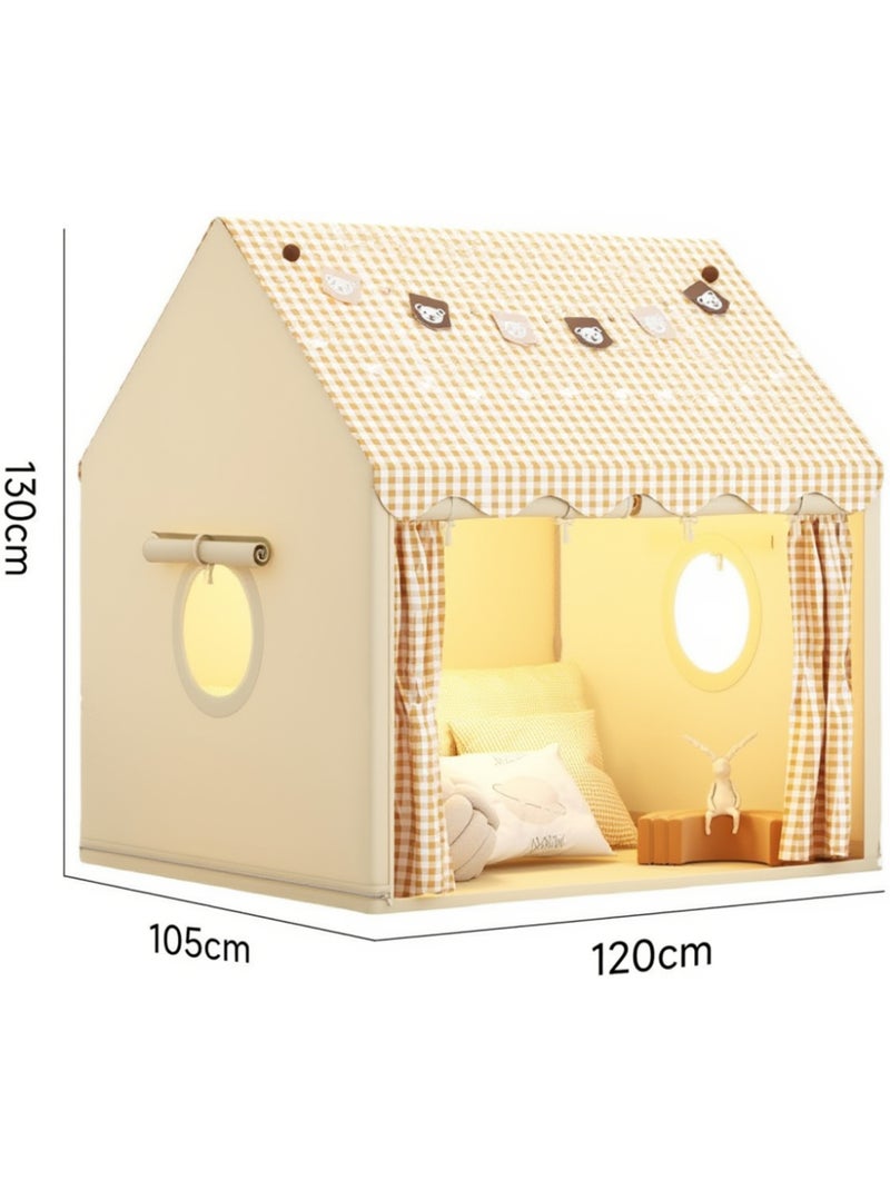Tente de jeu enfants grande ouverture Beige - Kiabi
