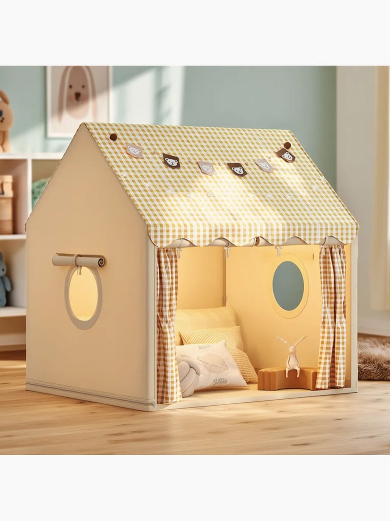 Tente de jeu enfants grande ouverture Beige - Kiabi