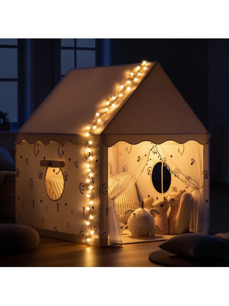 Tente de jeu enfants Smile Beige - Kiabi