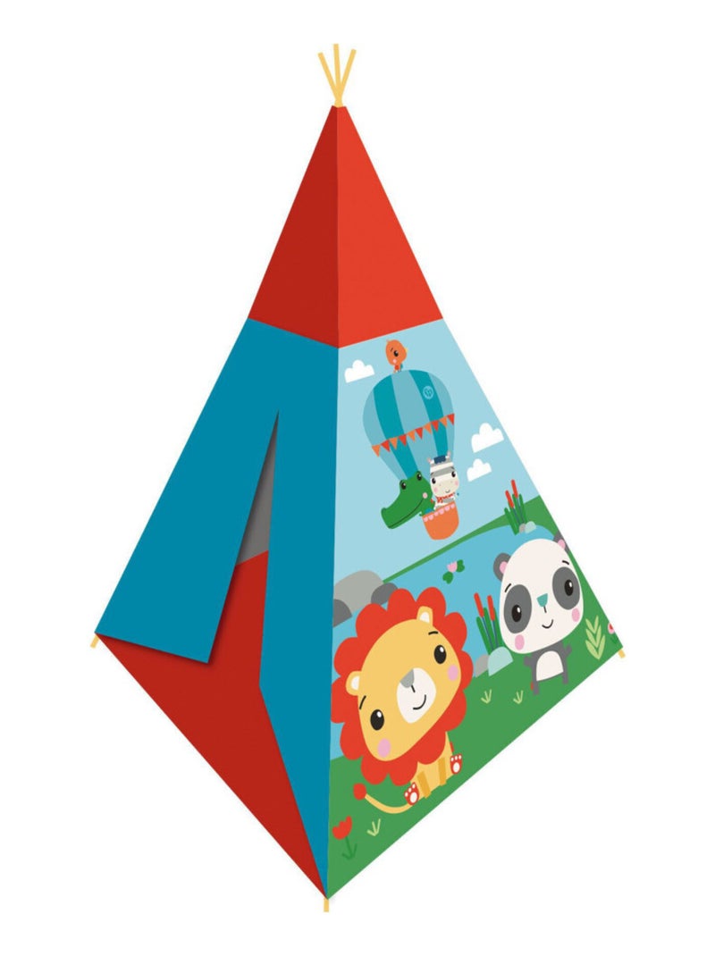 Tente de Jeu Tipi - Animaux Fisher Price - 100X100X135 cm N/A - Kiabi