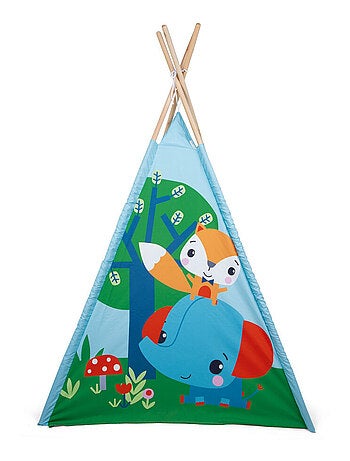 Tente de jeu tipi animaux