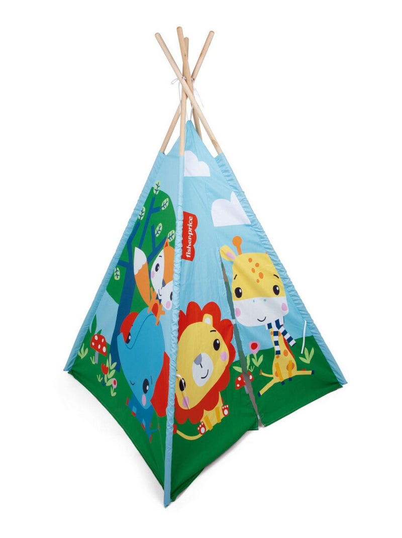 Tente de jeu tipi animaux Multicolore - Kiabi