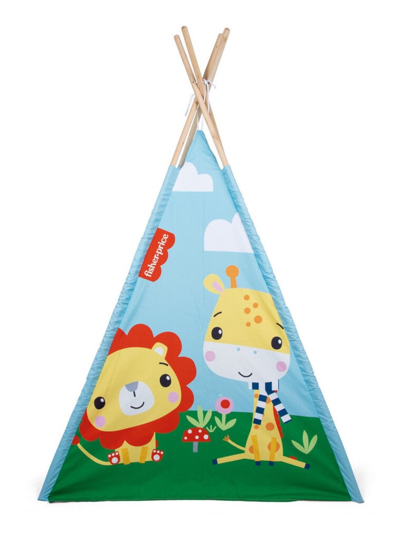Tente de jeu tipi animaux Multicolore - Kiabi