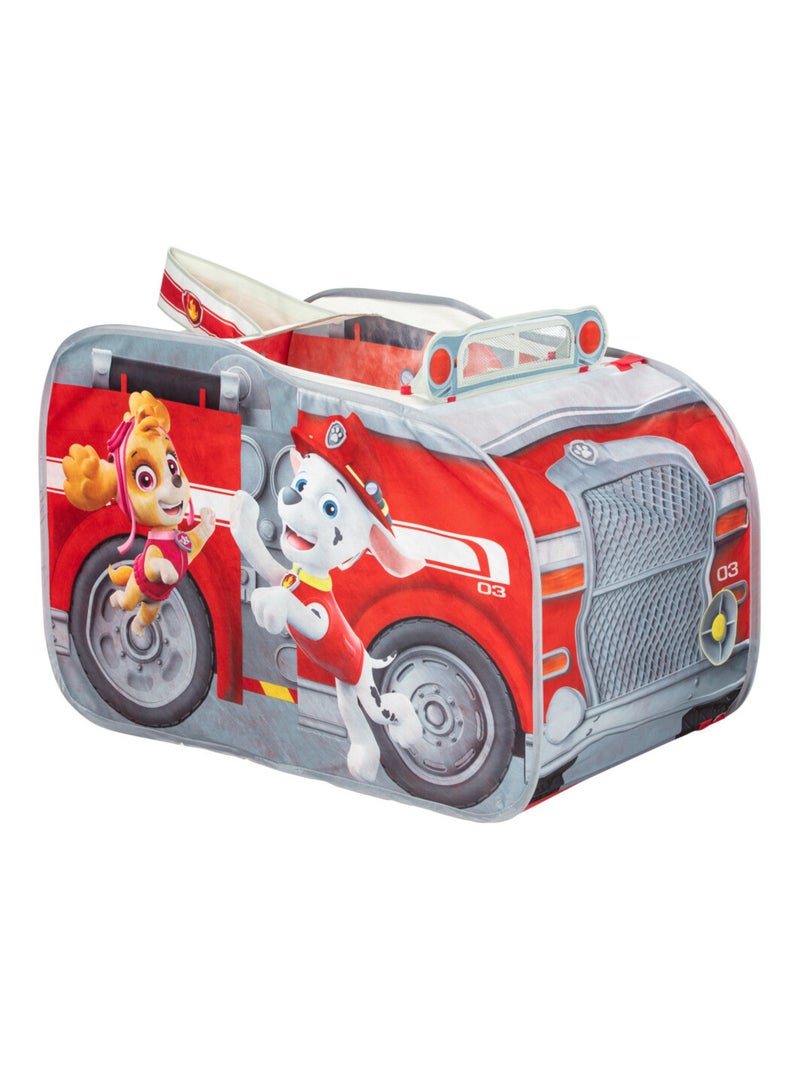 Tente de jeux Pat Patrouille camion de pompier Markus et stella Rouge - Kiabi