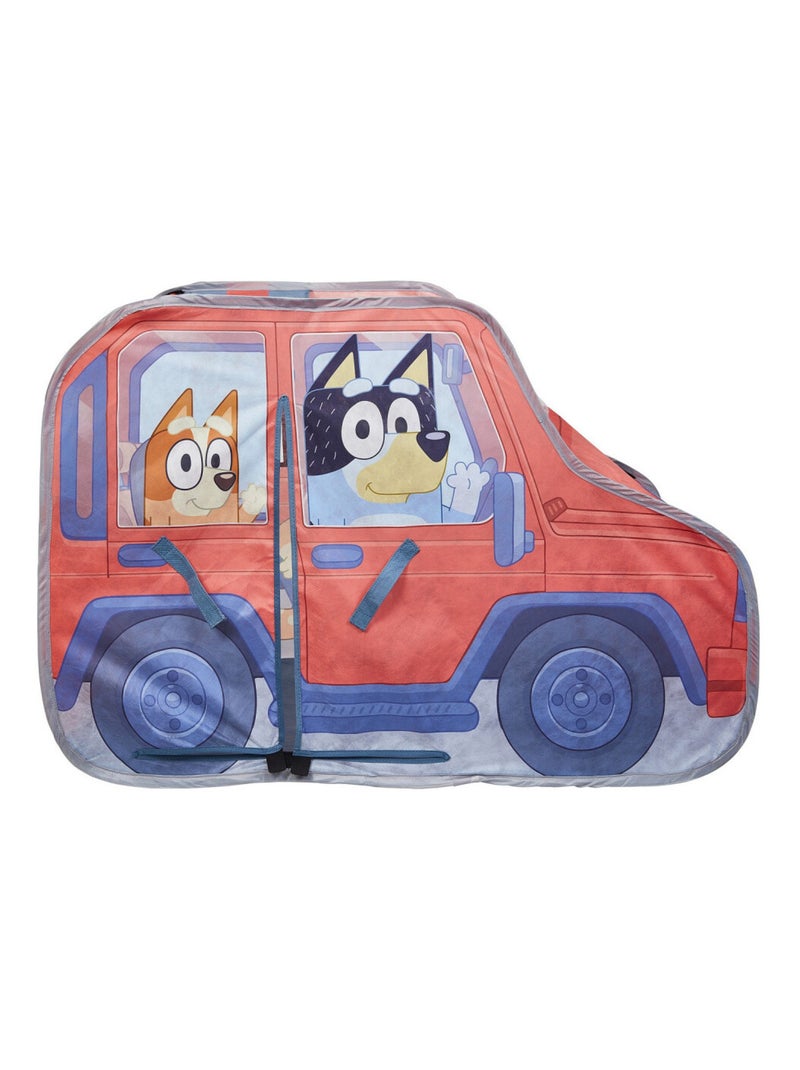 Tente de jeux pop up Bluey en forme de voiture 4x4 Rouge - Kiabi