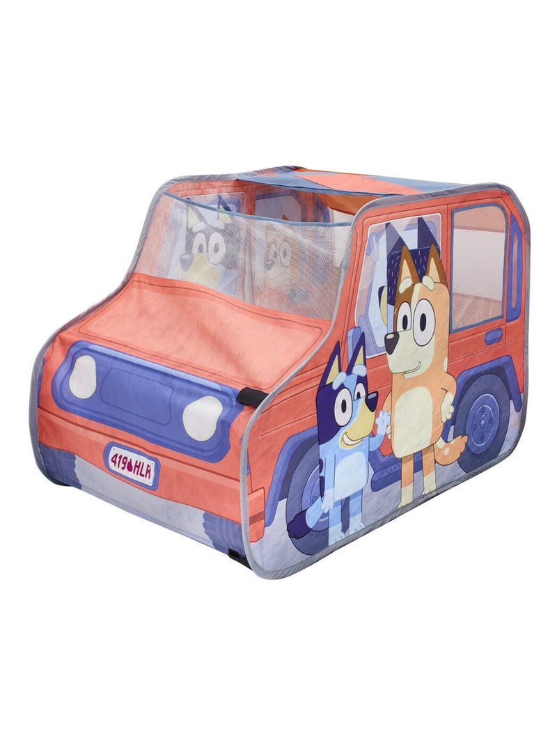 Tente de jeux pop up Bluey en forme de voiture 4x4 Rouge - Kiabi