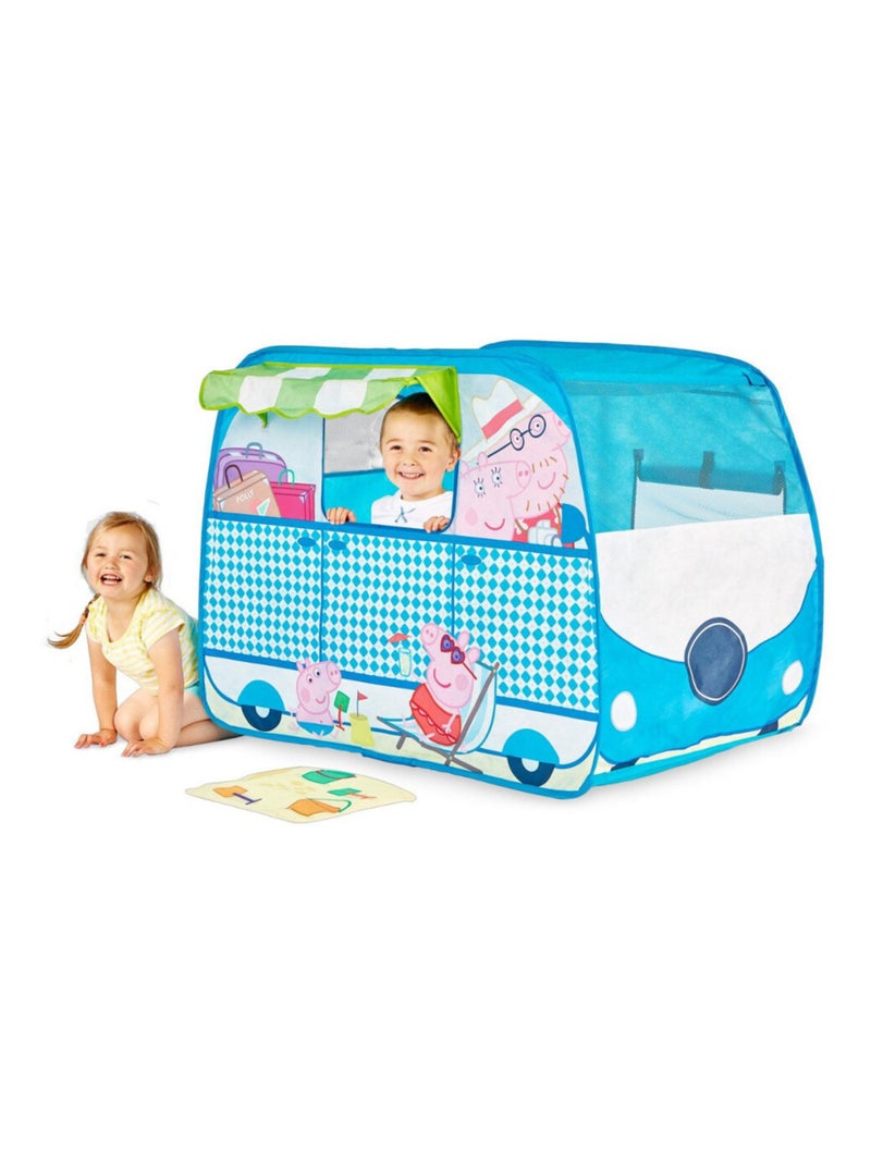 Tente de jeux pop-up Peppa Pig modèle Camping-car Multicolore - Kiabi