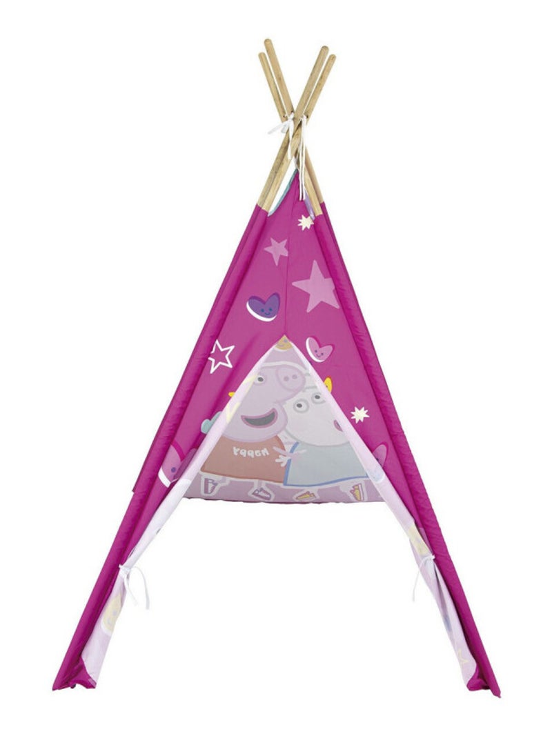 Tente de jeux tipi peppa pig 120x120 Rose - Kiabi