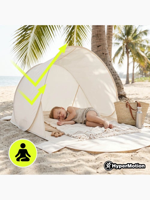 Tente de plage automontable pop-up hypermotion 200x130 cm avec sac - Kiabi Tente de plage automontable pop-up hypermotion 200x130 cm avec sac - Kiabi