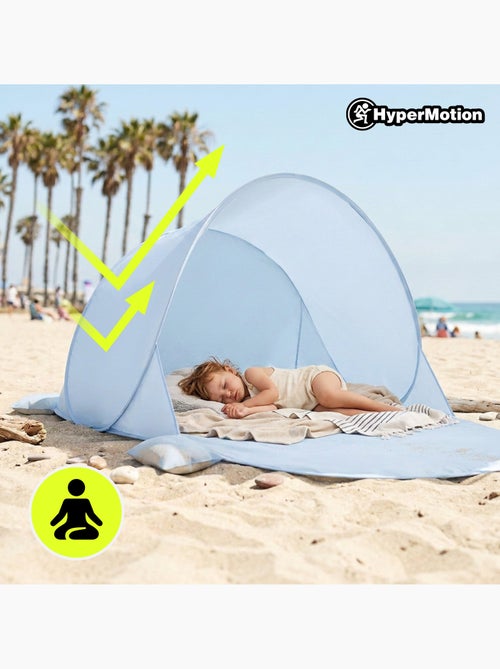 Tente de plage automontable pop-up hypermotion 200x130 cm avec sac - Kiabi Tente de plage automontable pop-up hypermotion 200x130 cm avec sac - Kiabi