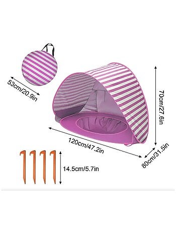 Tente de Plage Bébé avec Mini Piscine