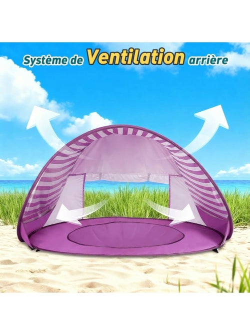 Tente de Plage Bébé avec Mini Piscine - Kiabi
