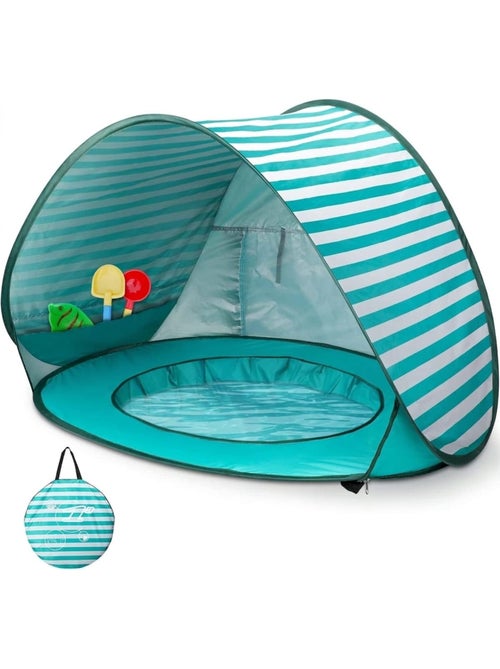 Tente de plage bébé avec mini piscine - Kiabi Tente de plage bébé avec mini piscine - Kiabi