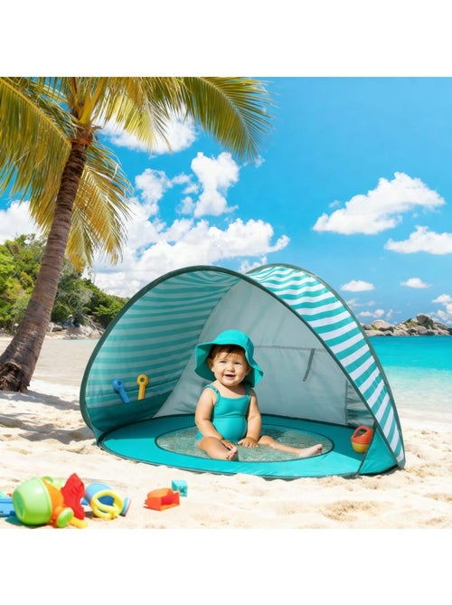 Tente de plage bébé avec mini piscine - Kiabi Tente de plage bébé avec mini piscine - Kiabi