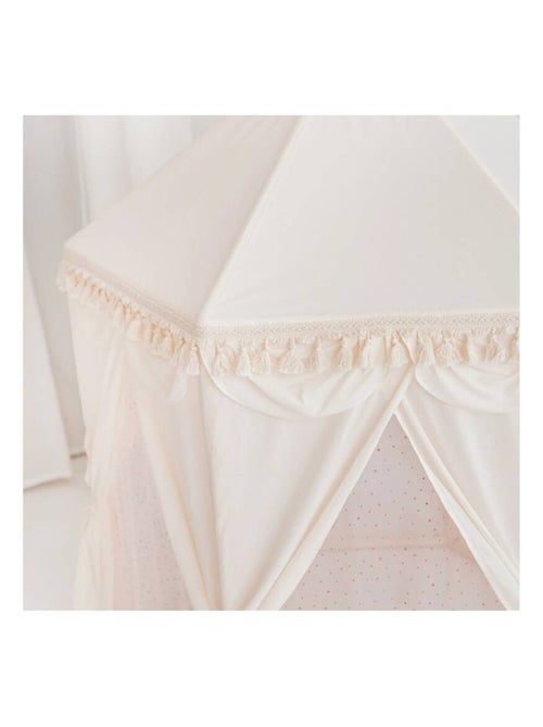 Tente d'intérieur Boho en forme de pavillon avec tapis de jeu - Kiabi