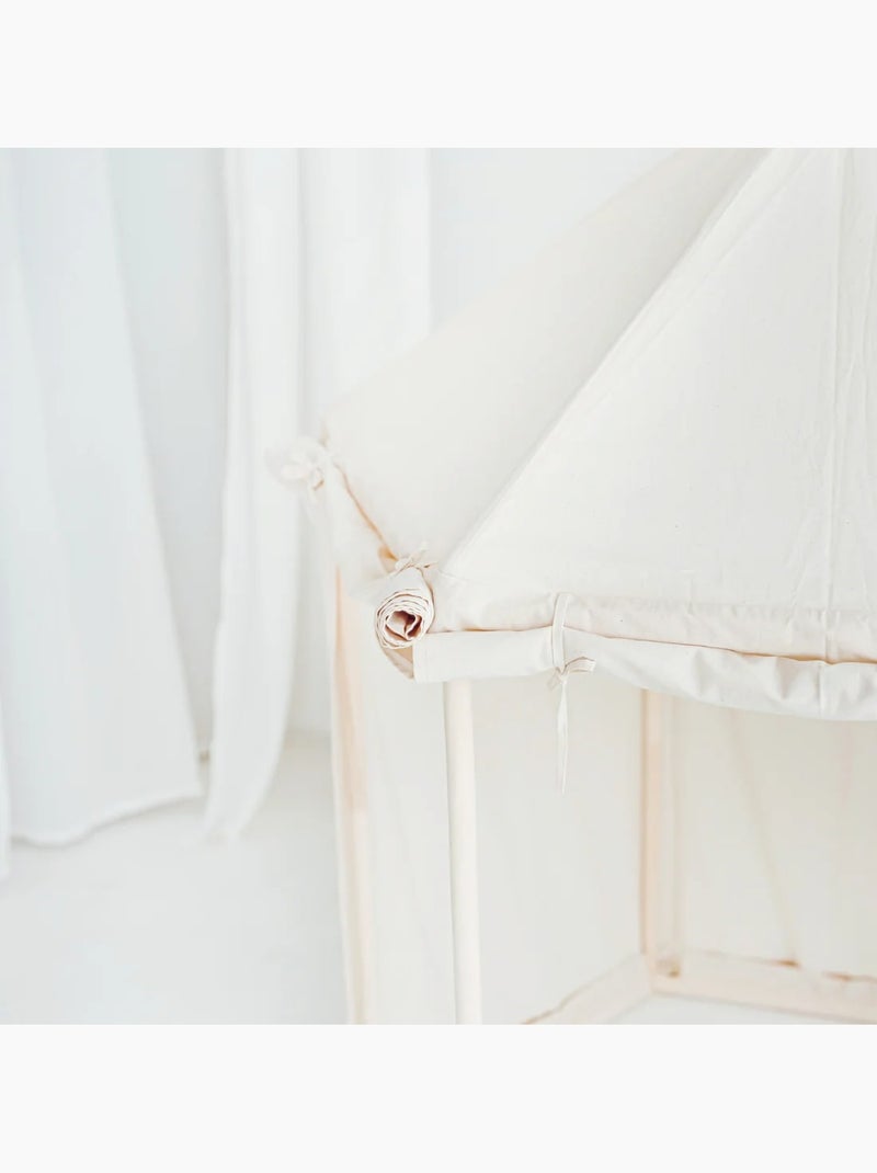 Tente d'intérieur Canvas en forme de pavillon Beige - Kiabi
