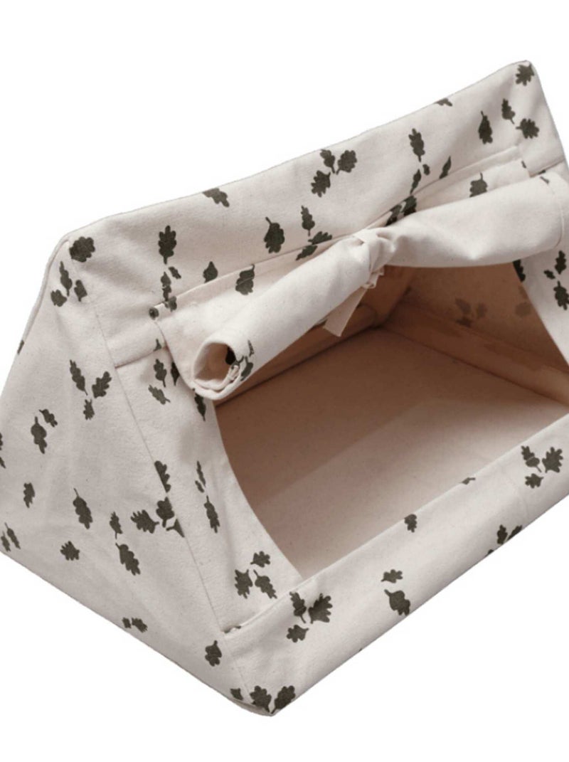 Tente en coton biologique pour poupée Feuilles de chêne N/A - Kiabi