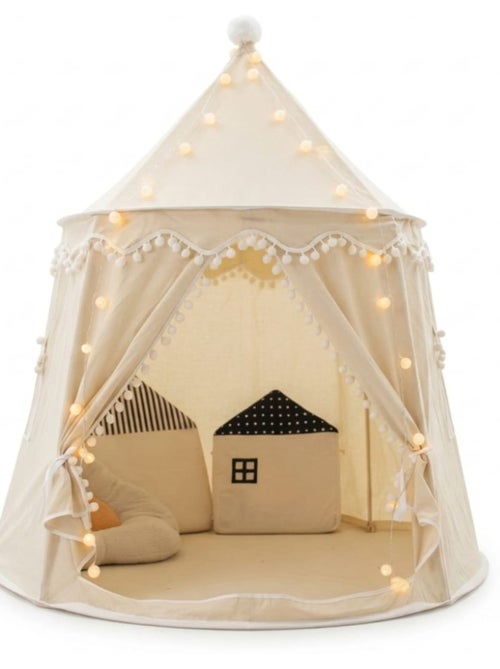 Tente enfant château de fée avec tapis - Kiabi Tente enfant château de fée avec tapis - Kiabi