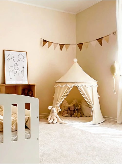 Tente enfant château de fée avec tapis - Kiabi Tente enfant château de fée avec tapis - Kiabi