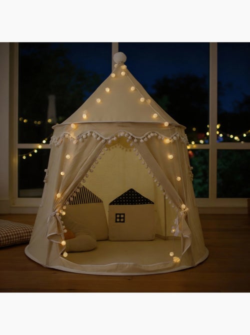 Tente enfant château de fée avec tapis - Kiabi Tente enfant château de fée avec tapis - Kiabi