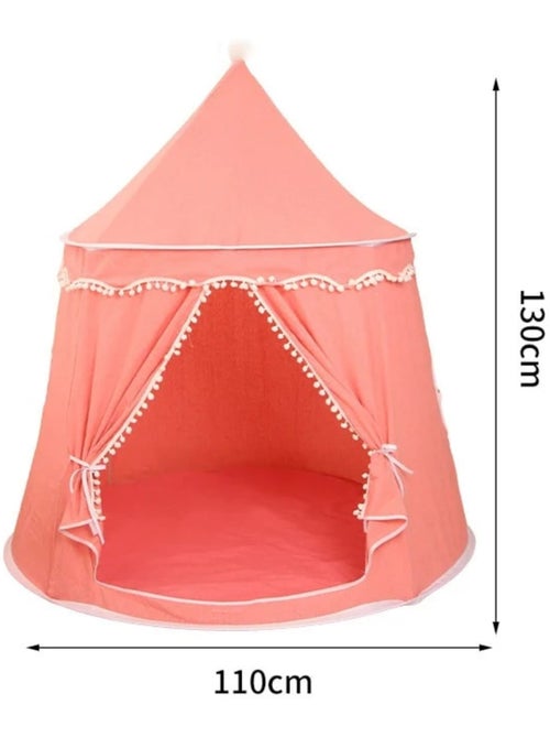 Tente Enfant Château de Fée avec tapis - Kiabi