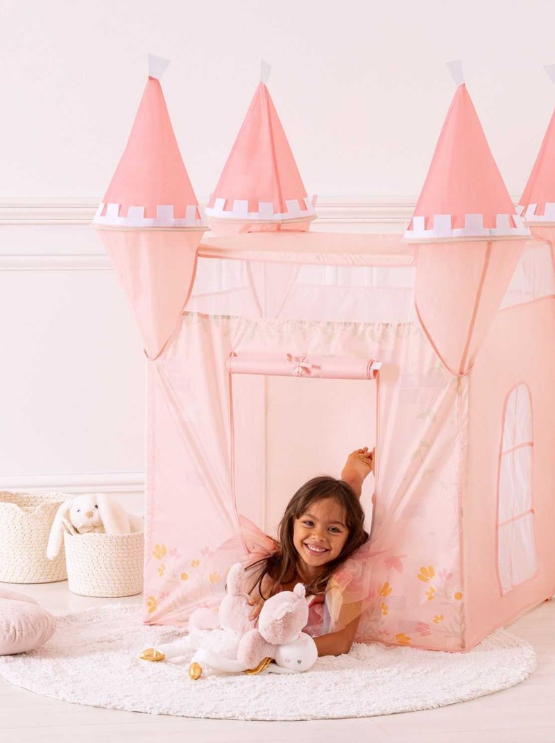 Tente enfant en forme de château de princesse Rouge - Kiabi