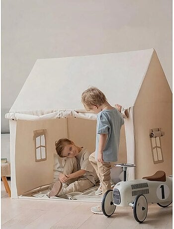 Tente maison de jeu d'intérieur coton pour enfant