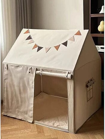 Tente maison de jeu d'intérieur coton pour enfant