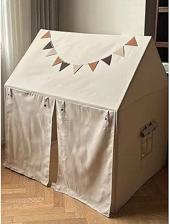 Tente maison de jeu d'intérieur coton pour enfant