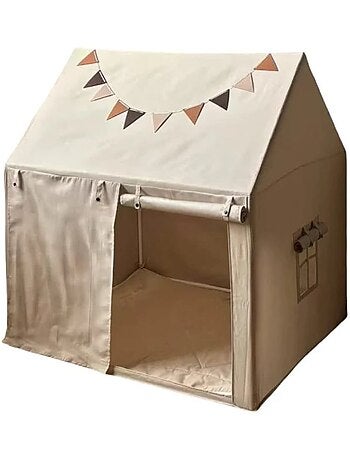 Tente maison de jeu d'intérieur coton pour enfant