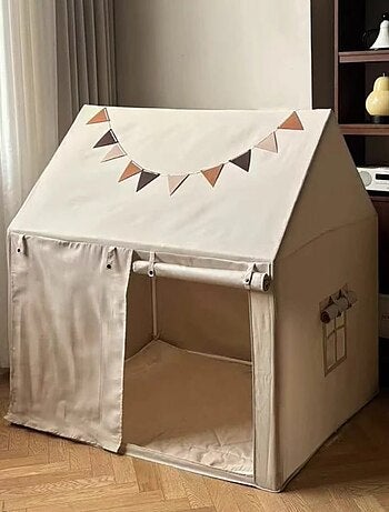 Tente maison de jeu d'intérieur coton pour enfant