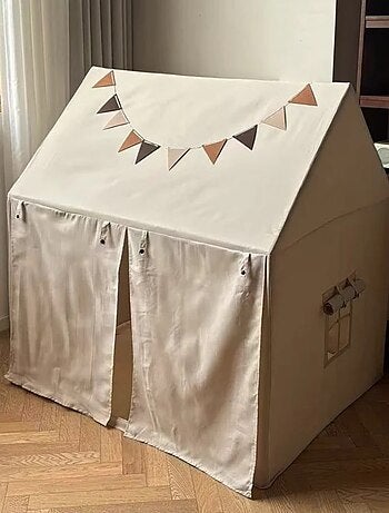 Tente maison de jeu d'intérieur coton pour enfant