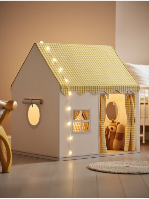 Tente maison enfant avec guirlande - Kiabi Tente maison enfant avec guirlande - Kiabi