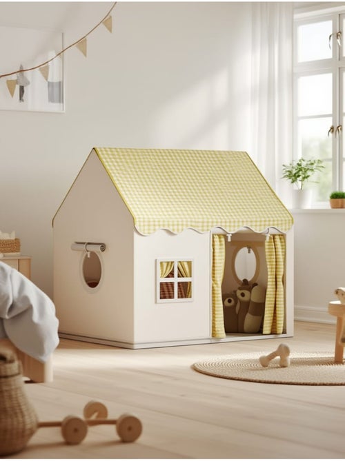 Tente maison enfant avec guirlande - Kiabi Tente maison enfant avec guirlande - Kiabi