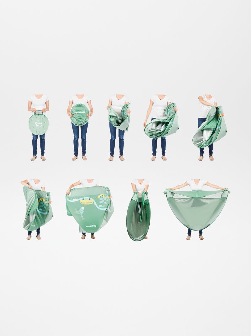 Tente pliable à imprimé Vert - Kiabi