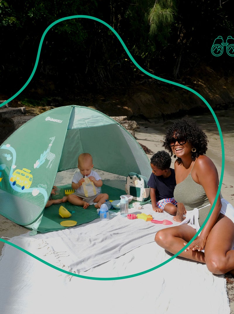 Tente pliable à imprimé Vert - Kiabi