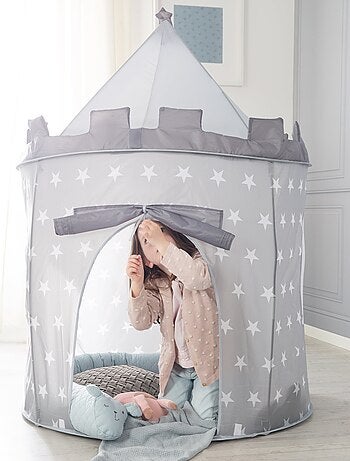 Tente Pop-Up château fort étoilé + sac 'Little Stars' - ROBA