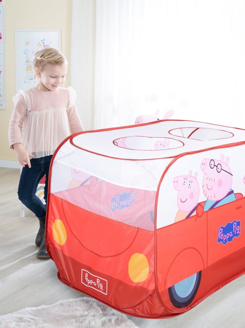 Tente Pop-Up en forme de voiture pour enfant 'Peppa Pig' - ROBA Corail - Kiabi