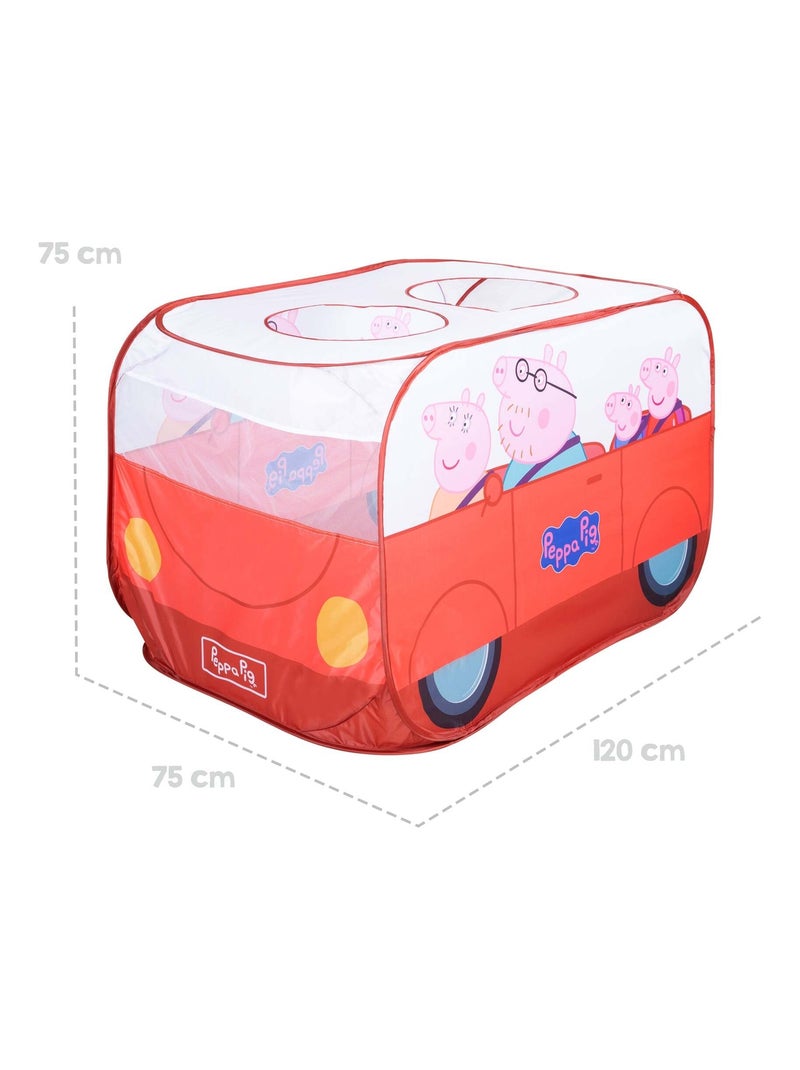Tente Pop-Up en forme de voiture pour enfant 'Peppa Pig' - ROBA Corail - Kiabi