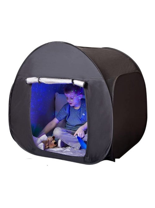 Tente pop-up sensorielle noire 90cm - Kiabi