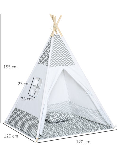 Tente teepee indien pour enfant - Kiabi