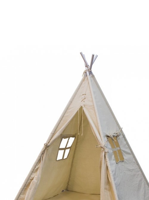 Tente tipi Alba blanc crème pour enfant - Sunny - Kiabi